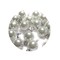 White Bead Charms - Beautiful White Glass Pearl Bead Dangles 8mm Bracelet Charms